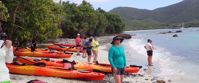 Picture of Adventures in the Caribbean: St. John Women's travel group getting ready to kayak caribbean
