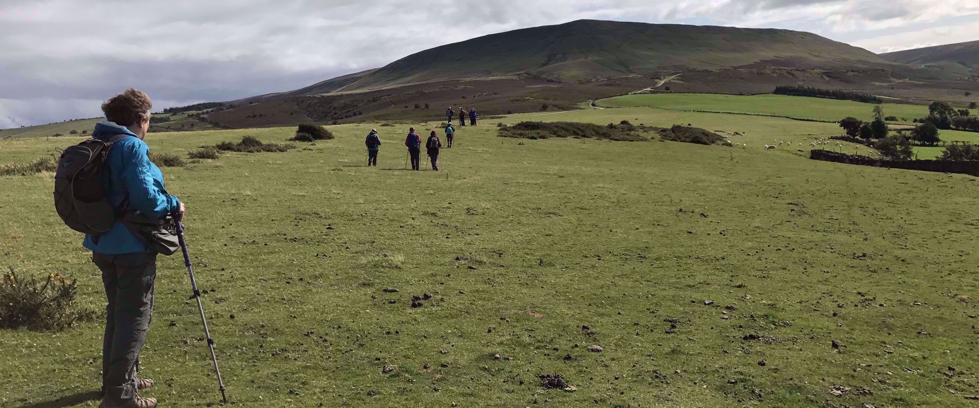 women's hiking travel group in whales