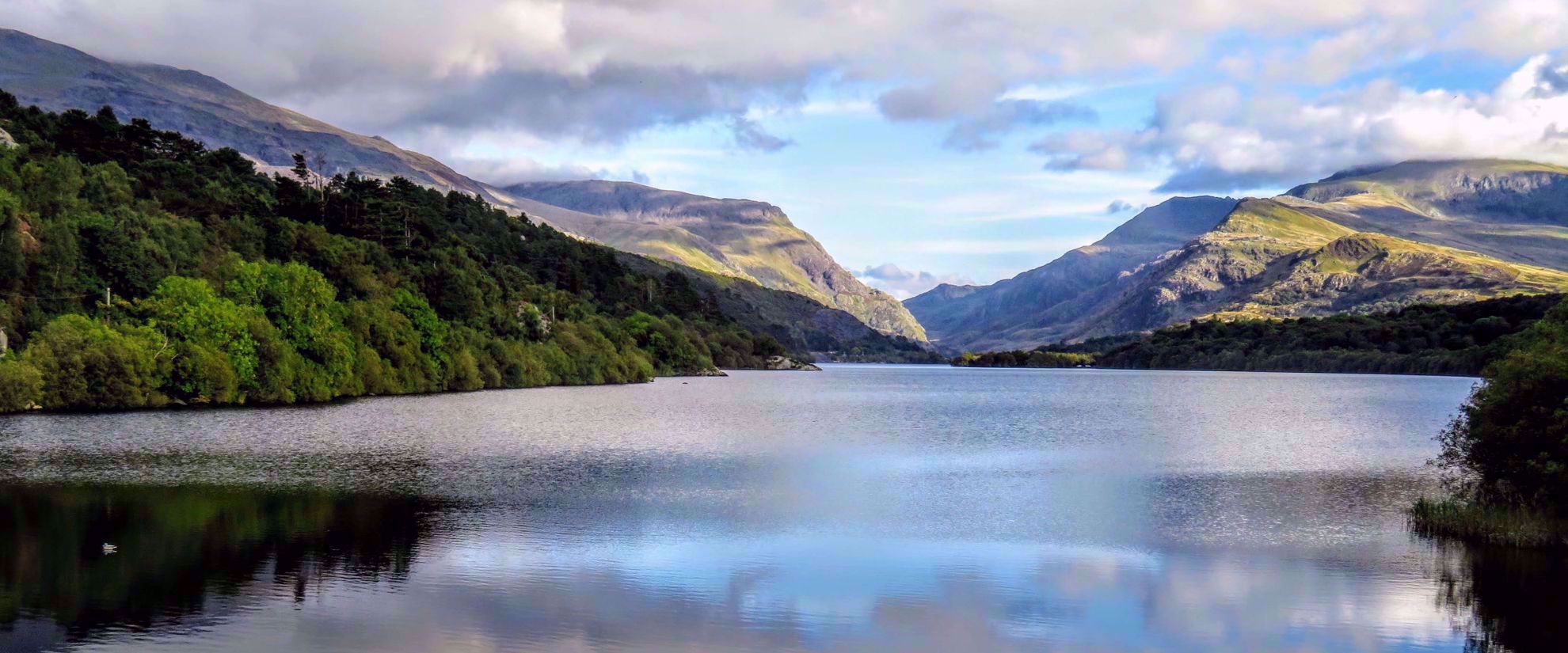 Picture of Hiking Wales stunning mountain lake in whales