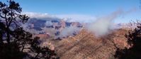 Picture of Sedona and the Grand Canyon clouds in grand canyon