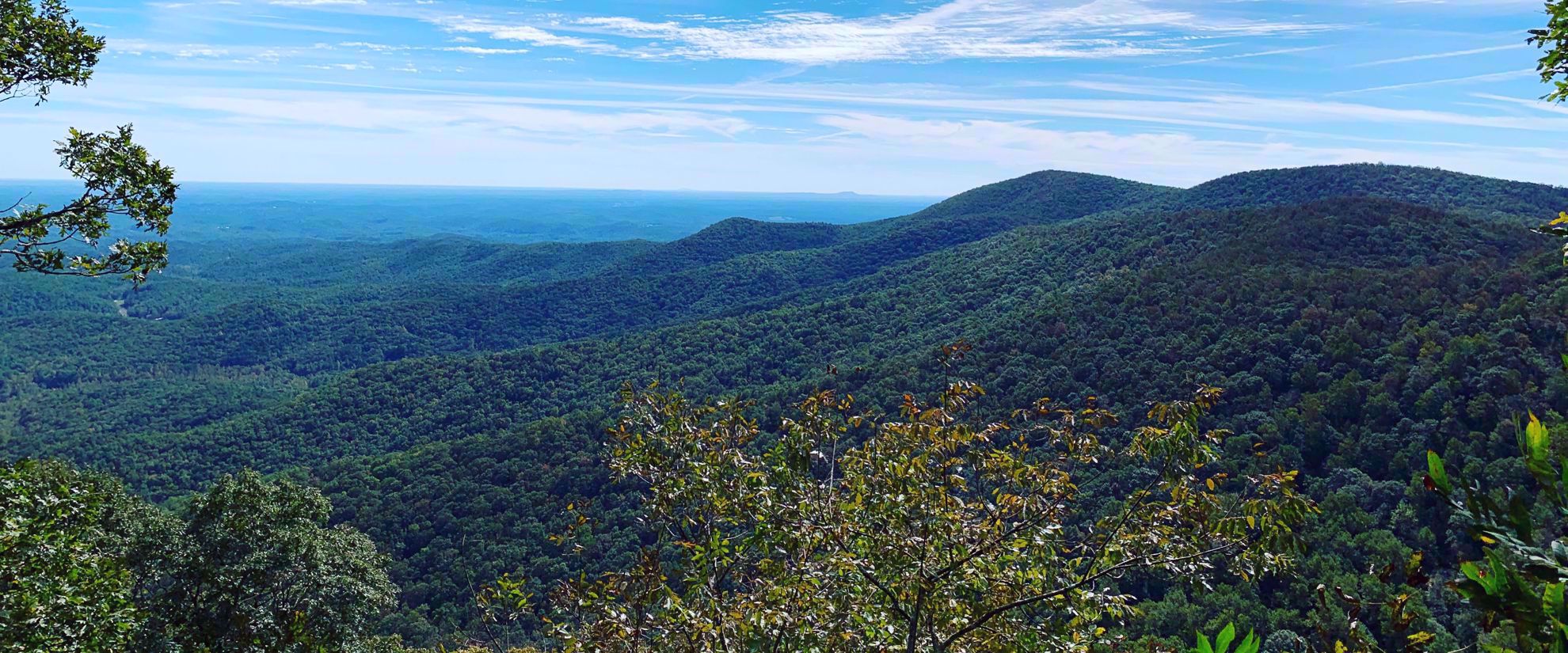 Picture of Slackpacking Georgia stunning georgia mountain range