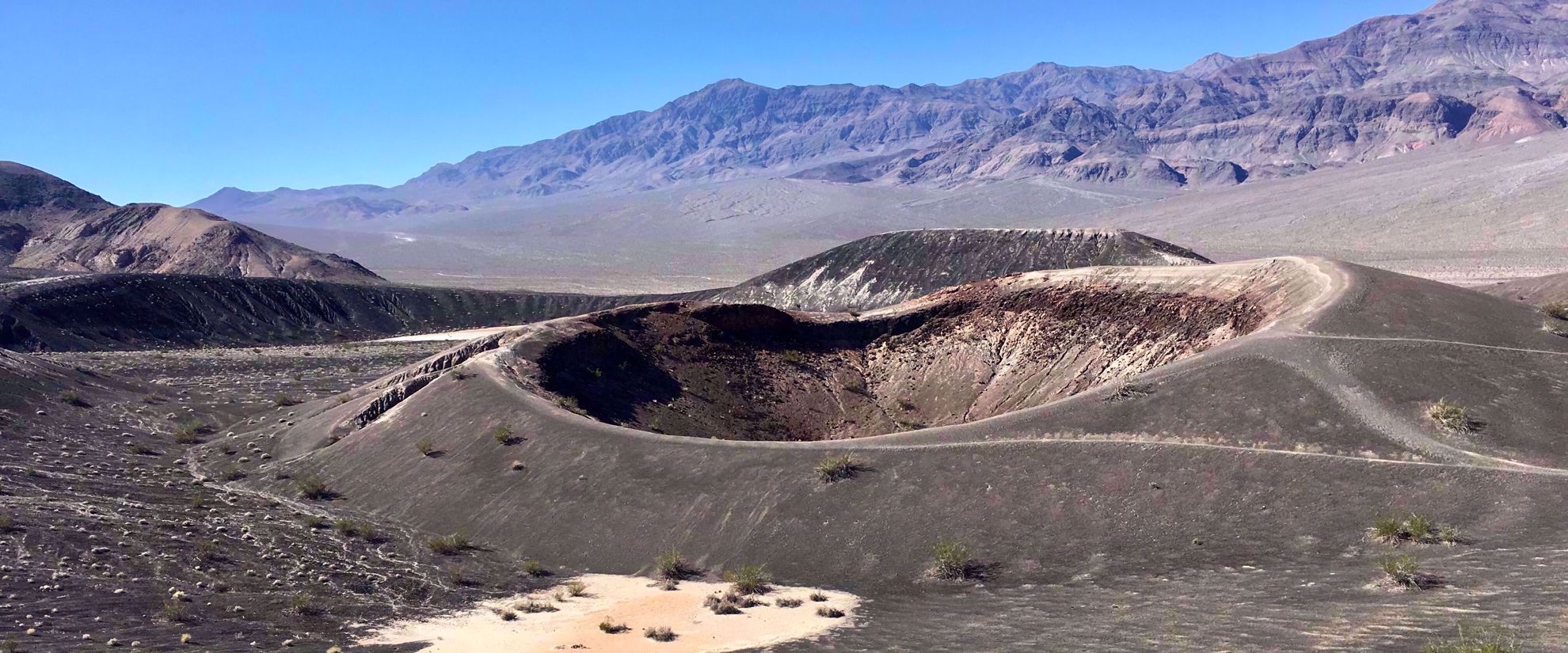 Picture of Desert Oasis Adventure: From Death Valley to Joshua Tree ubehebe crater in death valley california