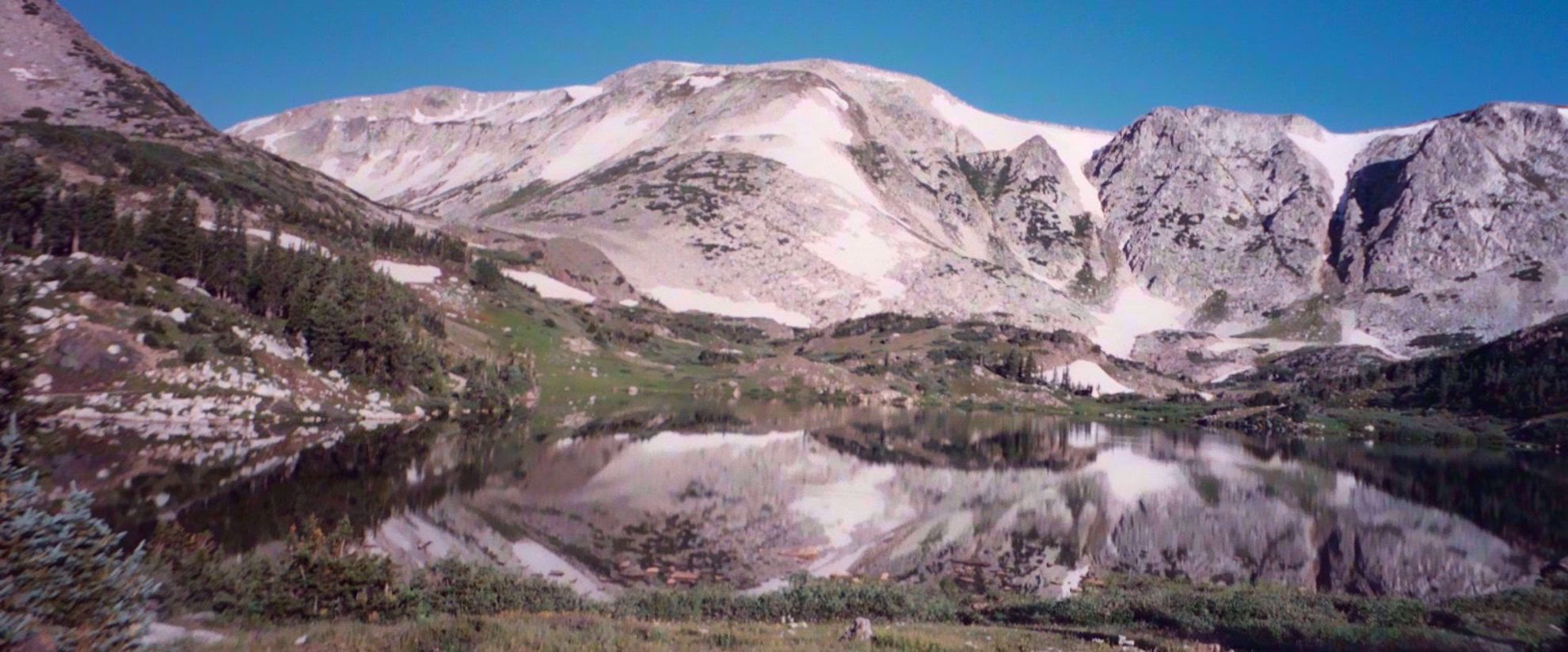 Snowy Mountains Picture of Alpine Hiking in the Snowy Range