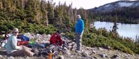 camping in the Snowy Mountains Picture of Alpine Hiking in the Snowy Range