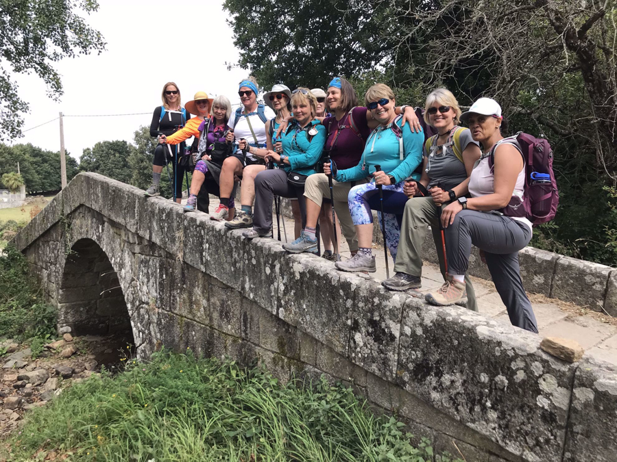 a break along the Camino de Santiago